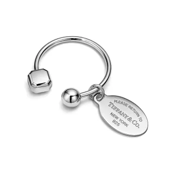 TIFFANY & CO. Keychains Unisex Silver