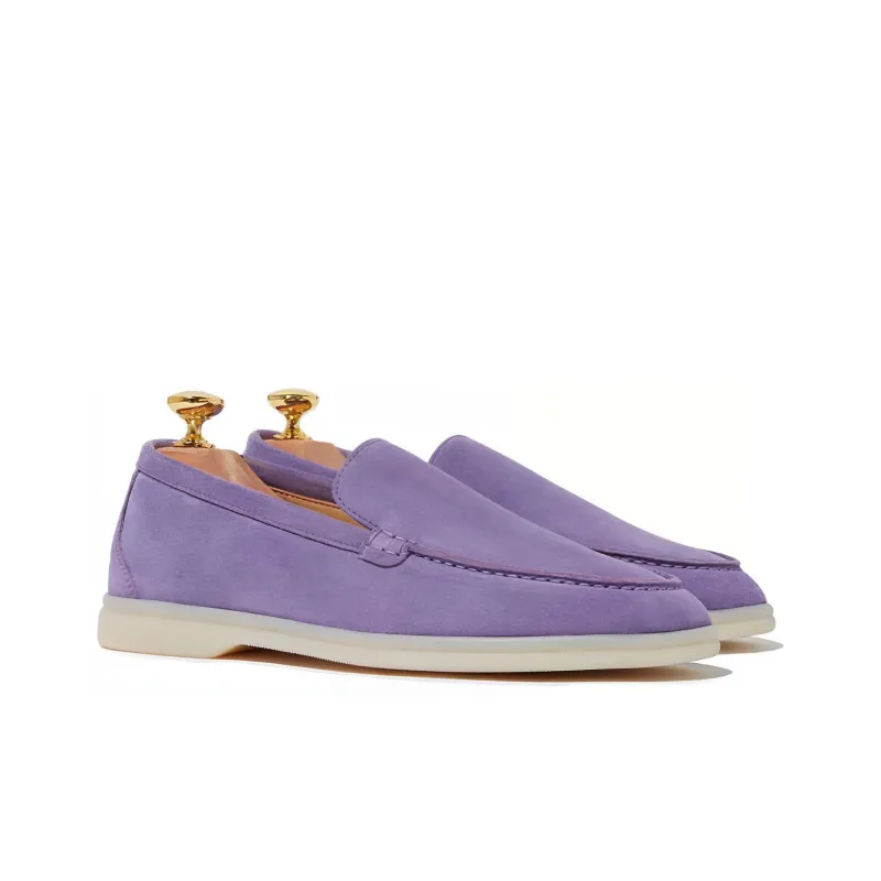 SCAROSSO Ludovica Suede Loafers Women's-2