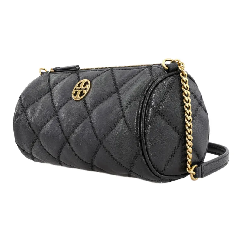TORY BURCH TB Willa Sheepskin Shoulder Bag, Crossbody Bag Mini Women's Black-2