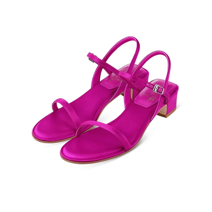 7or9 Freud Strap Sandals 3.5cm Women's Rose Red-1