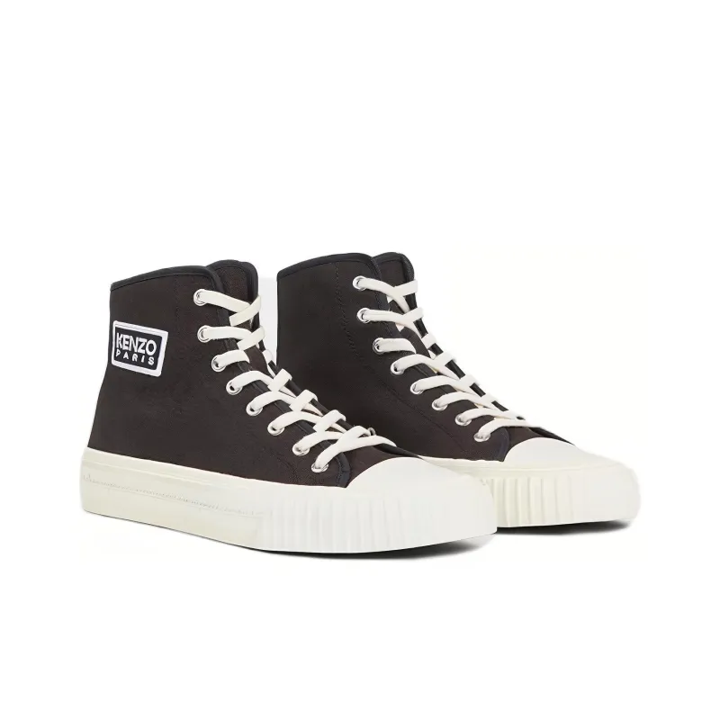 KENZO High-Top Skateboard Shoes Men's Black-1