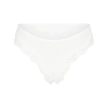 SKIMS FITS EVERYBODY LACE TANGA Underpants Women's 1 Pack Marble/Marble