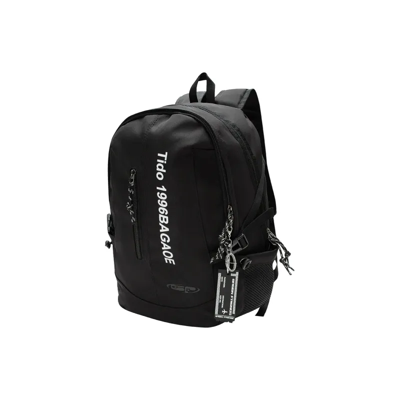 GF Nylon Backpack Laptop Bag Backpack Large Size Unisex Black-2