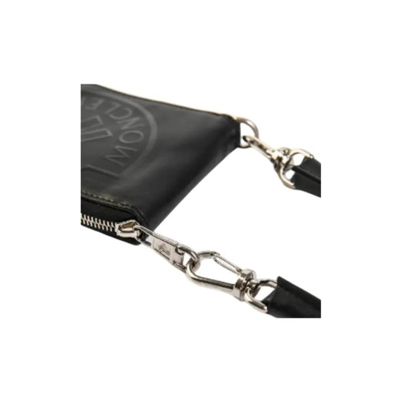 Moncler Calfskin Wallet Men's Black-8