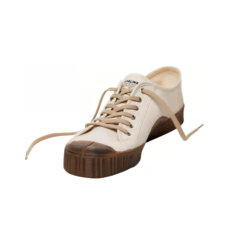 SPALWART Special Low Skateboard Shoes Unisex White Brown-2