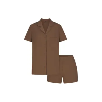 SKIMS SOFT LOUNGE SHORT SLEEP SET Pajama Set Women's OXIDE/Oxide