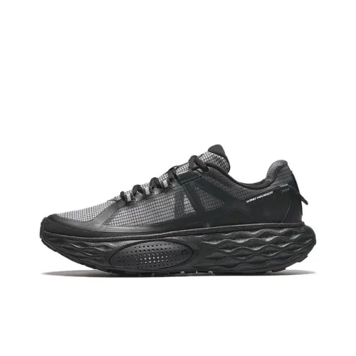 Anta Champion Series Cushioned Slip Resistant Breathable Low Top Running Shoes Men's Black