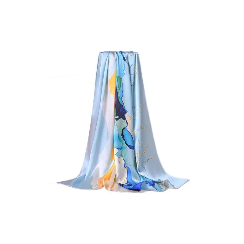 Hang Silk Road 100% Mulberry Silk Silk Scarves Women's-1