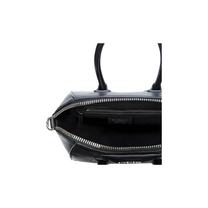 GIVENCHY Antigona Sheepskin Handbag, Shoulder Bag Trumpets Women's Black-4