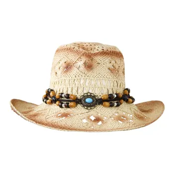 ASTAR HADES Straw Woven Bucket Hats Unisex