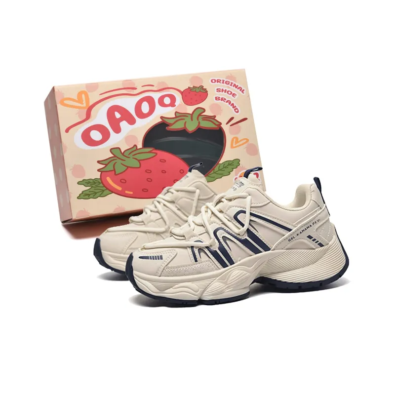 OAOQ Wear-Resistant Low-Top Chunky Sneakers Women's-7