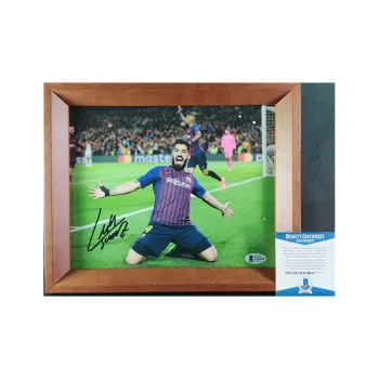 Huayitaojin Football Fan Supply With Beckett BAS Authority Certificate Of Authenticity 29x24cm