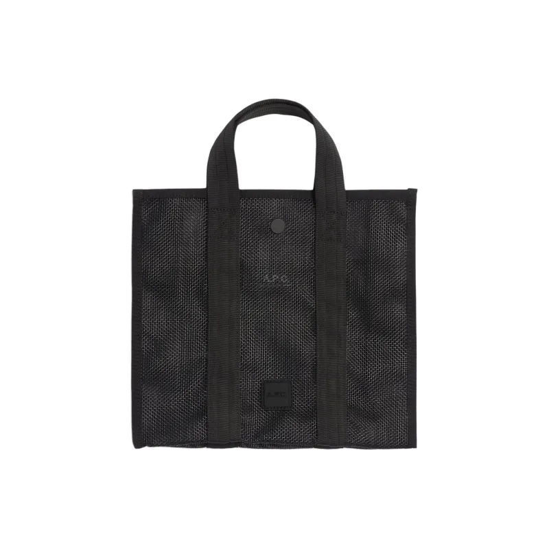A.P.C PVC Coated Polyester Tote Bag Shopping Bag Handbag Small Size Unisex Black-1