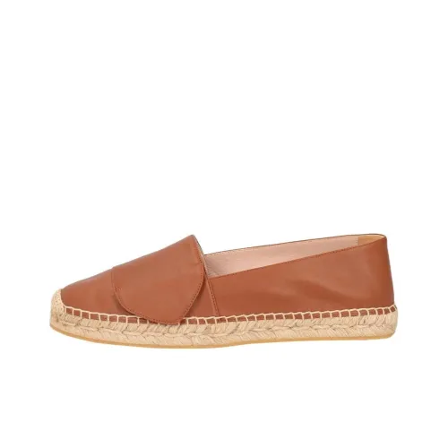 Nº21 Leather Flat Espadrilles