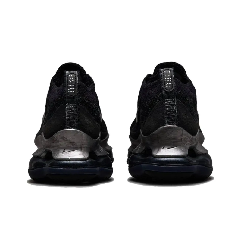 Nike Air Max Scorpion Anti Slip Wear Resistant Low Top Casual Running Shoes Men's Black Silver-4