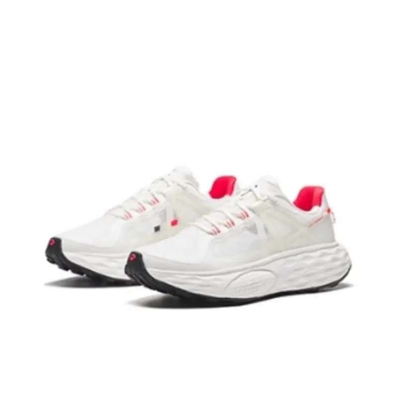 Anta ChengFeng Cushioning Breathable Low-Top Running Shoes Men's Ecru-2