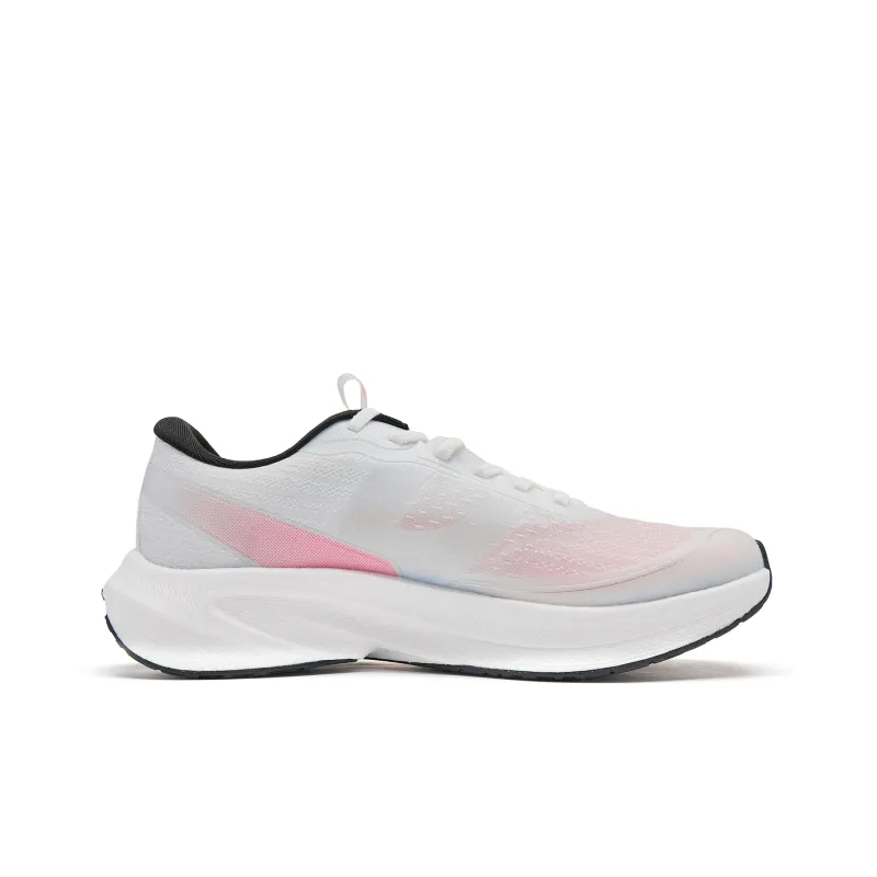 QIAODAN Flying Shadow 4 LITE Anti Slip Wear Resistant Low Top Running Shoes Men's White Pink-1