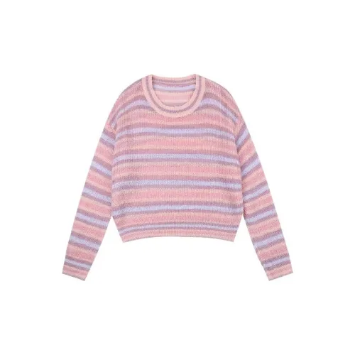 Geyini Knitwear Women's Pink Purple