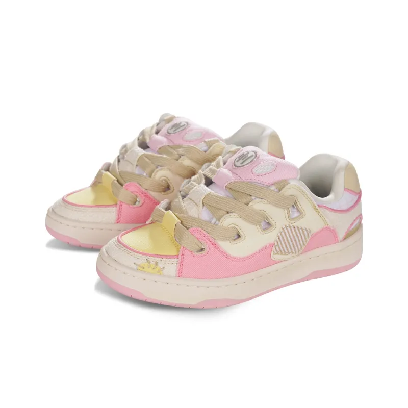 Ollieskate Low Top Casual Shoes Unisex Strawberry Mousse-2