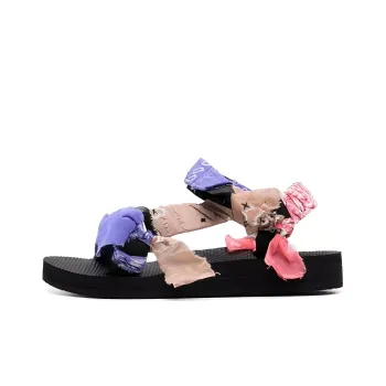 Arizona Love Strap Sandals Women's Purple Pink Yellow