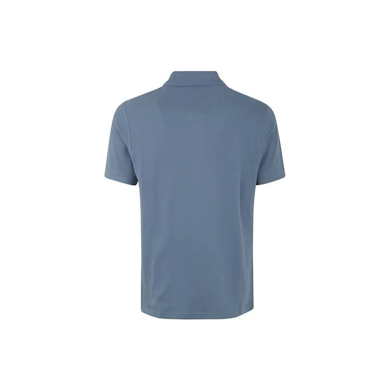 BARBOUR Logo Embroidered Short-Sleeved Polo Shirt-1