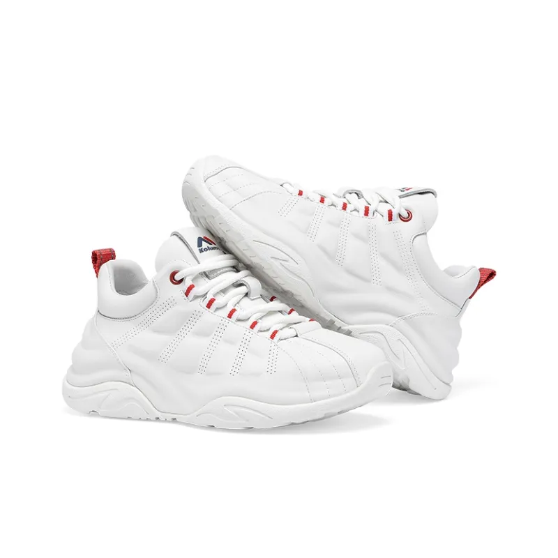 KOLUMB Abrasion Resistant, Waterproof, Breathable, And Moisture Wicking Low Top Chunky Sneakers Women's-1