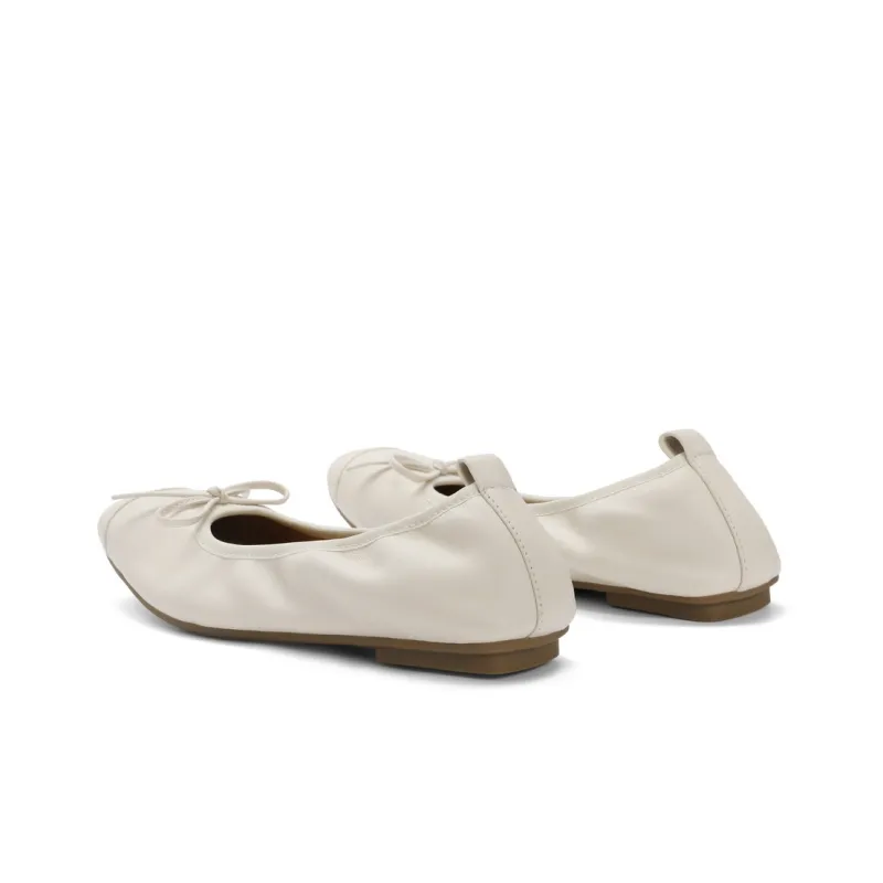 BELLE Casual Single Shoes 1CM Women's Black Ecru Yellow-13