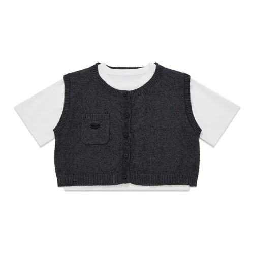 Crying Center Vests Unisex Gray