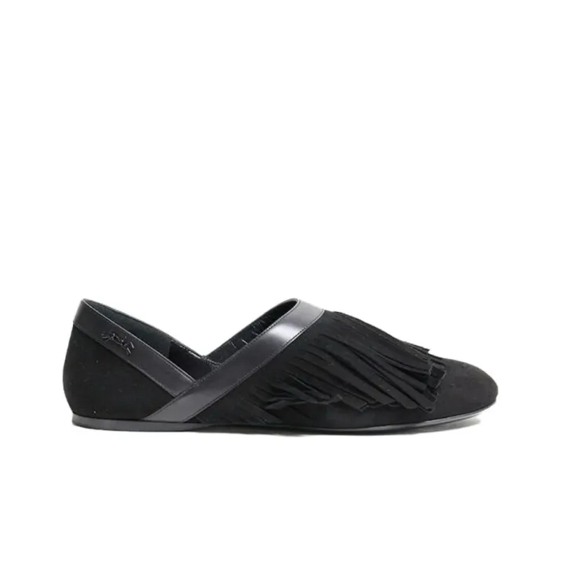LONGCHAMP Casual Single Shoes Women's Black-1