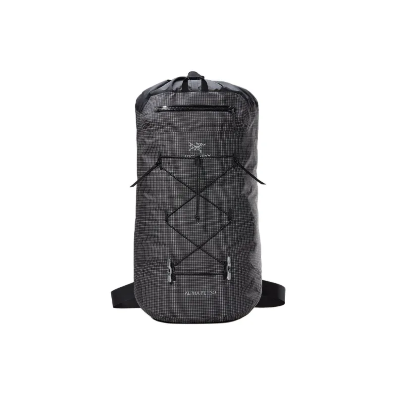 Arcteryx ALPHA Nylon Outdoor Mountaineering Bag Backpack Regular Unisex Black-0