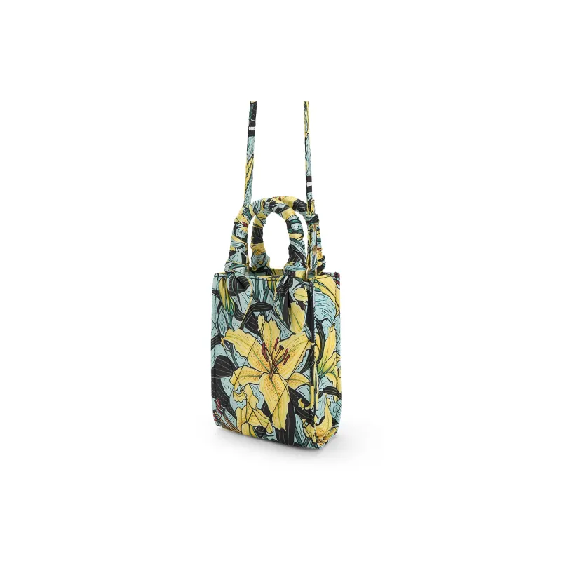CHARLES&KEITH Fabric Shoulder Bag, Crossbody Bag, Handbag Trumpets Women's Blue-1