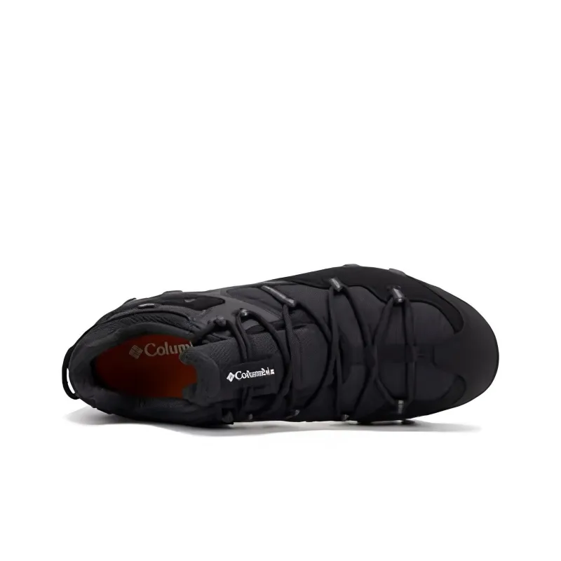 Columbia Cushioning Wear Resistant Low Top Hiking Shoes Men's Black-2