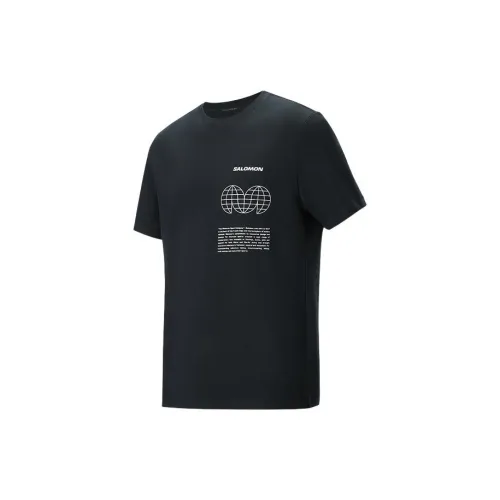 SALOMON GRAPHIC T-Shirts Unisex Pitch Black