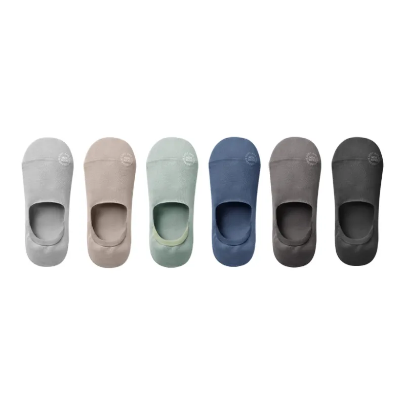 B&C.Room No Show Socks Men's 6 Pack-28