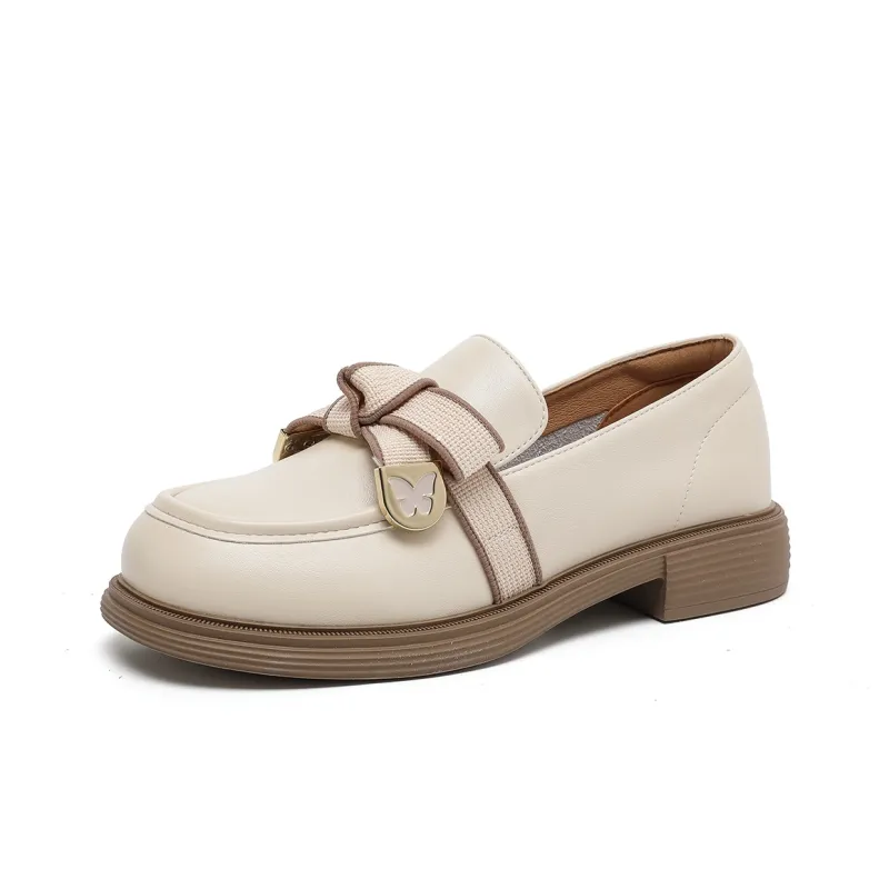 DAPHNE Loafers Women's Black/Beige-7