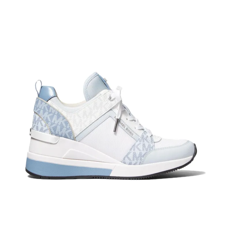 MICHAEL KORS Georgie Sports Casual Shoes Women's White Blue-1