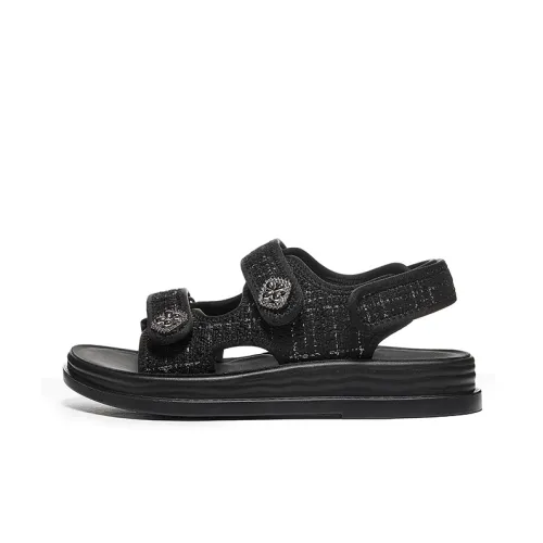 WARRIOR Beach Sandals Women's Black/Silver