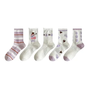 MIZU Mid-Calf Socks Women's 5 Pack