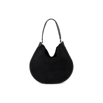 ISABEL MARANT Suede One Shoulder Handbags Women's Black