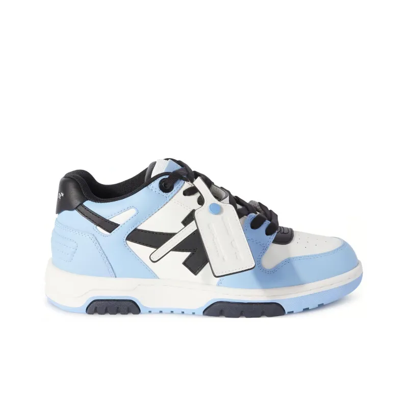 OFF WHITE Out Of Office Ooo Low Tops Light Blue Black Women's-1