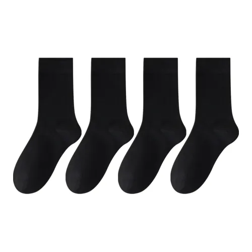 XXLLG Mid Calf Socks Women's 4 Pack
