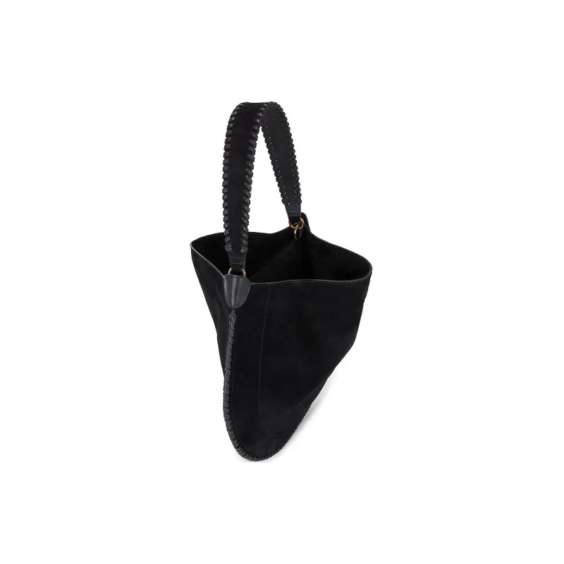ISABEL MARANT Suede One Shoulder Handbags Women's Black-2