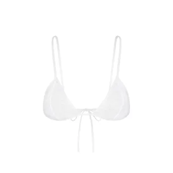 SKIMS LACE TRIANGLE BRALETTE Bra Women's SNOW/Snow