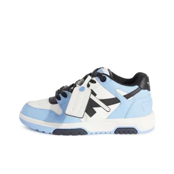 OFF WHITE Out Of Office Ooo Low Tops Light Blue Black Women's