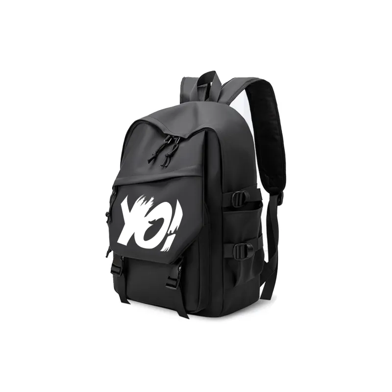 NIGEER Synthetic Leather Backpack Regular Men's Black-5