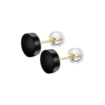 MYSH Jade Stud Earrings Men