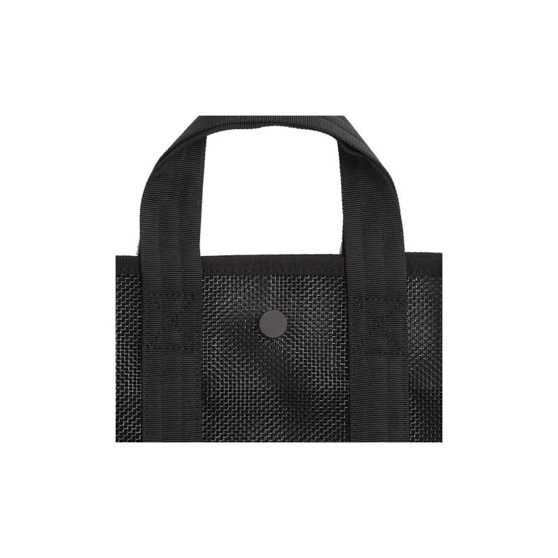 A.P.C PVC Coated Polyester Tote Bag Shopping Bag Handbag Small Size Unisex Black-3