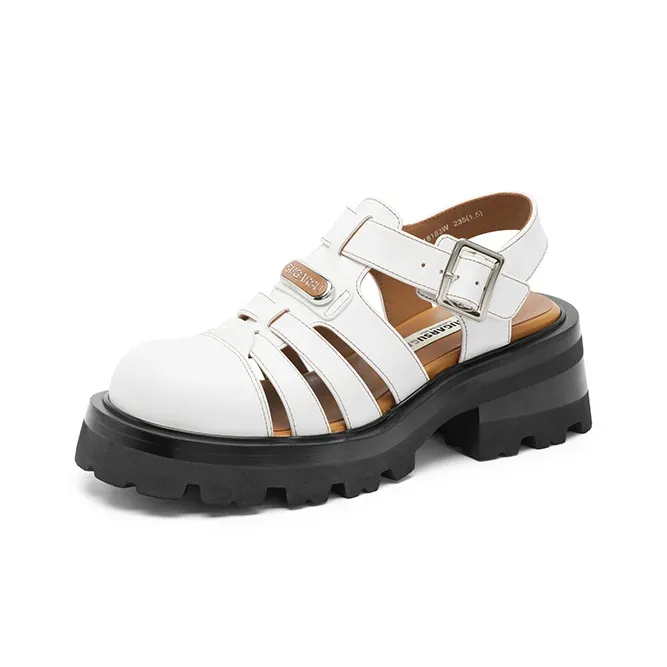 SugarSu Beach Sandals Women's White-1