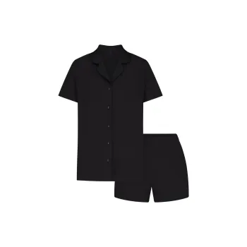 SKIMS SOFT LOUNGE SHORT SLEEP SET Pajama Set Women's ONYX/Onyx