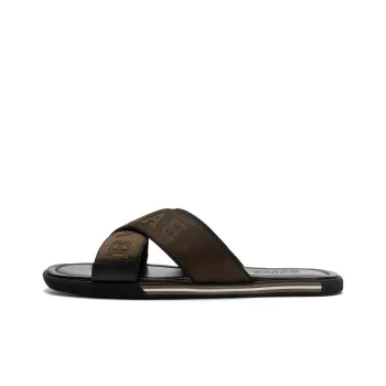 BALLY Quick Dry Slide Slippers Men's Black